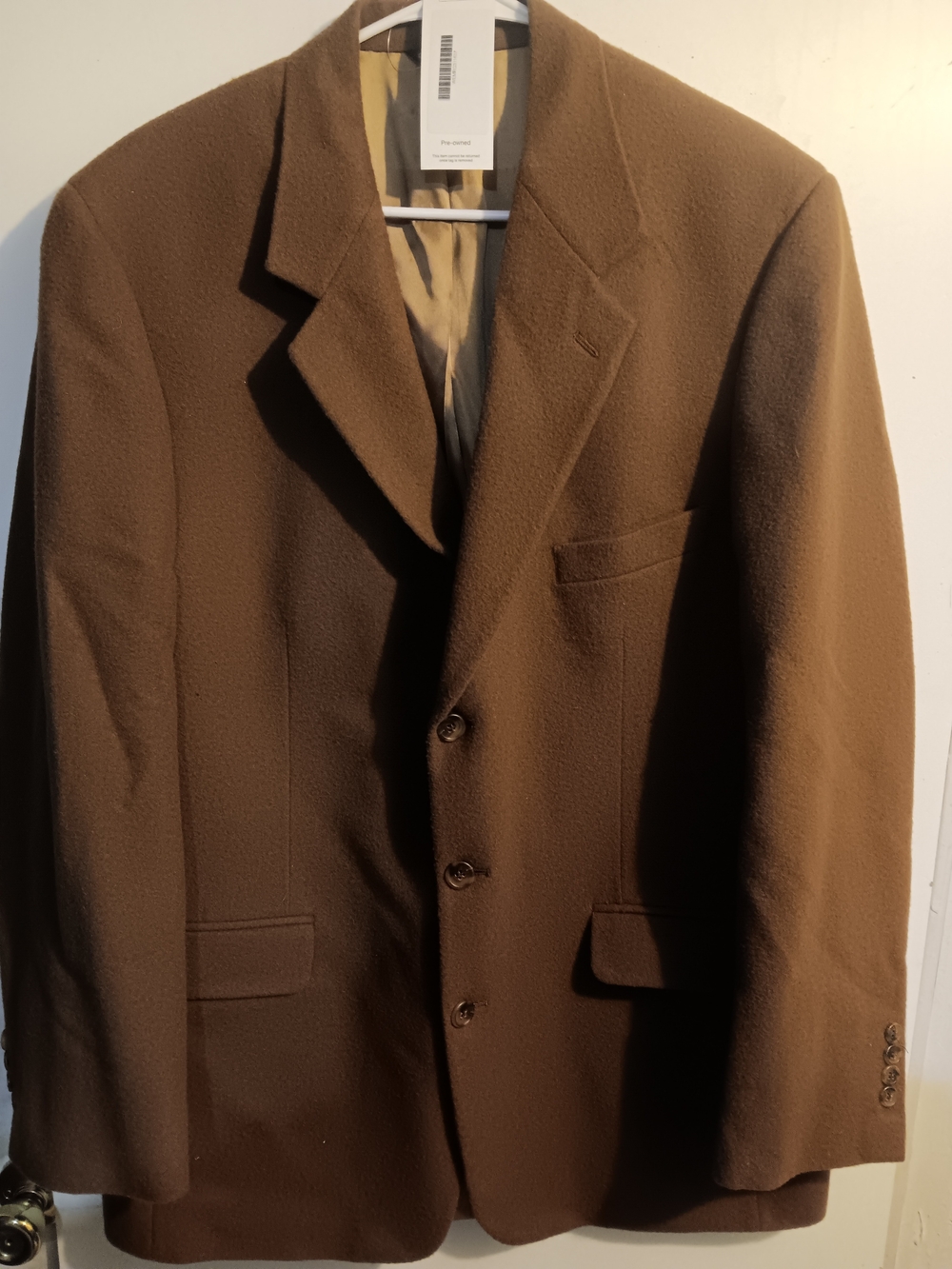 Redwood and Ross 100%Camel Hair Blazer 36"by20" Pre Owned Like New